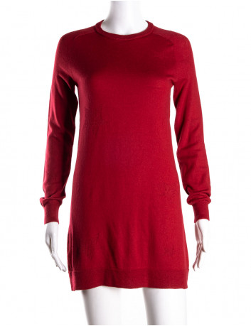 Red Roller Star knit mini...