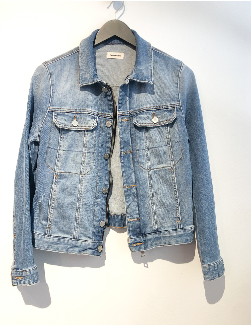 Collar Neck Plain Mens Used Denim Jackets at Rs 100/kg in Panipat | ID:  22124203588