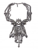 Skull Cross 4-chain collar...