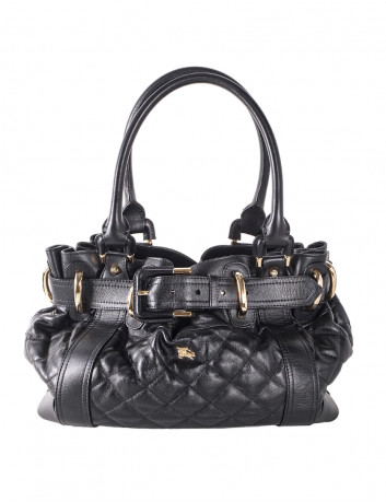 Beaton black quilted...
