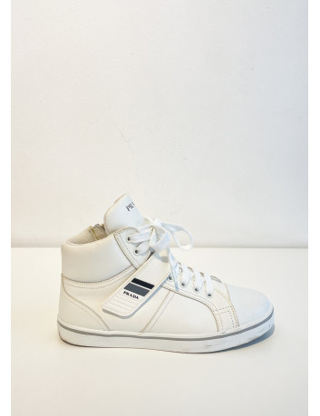 High-Top leather trainers
