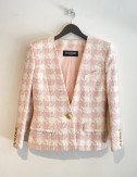 Pink & white Houndstooth...